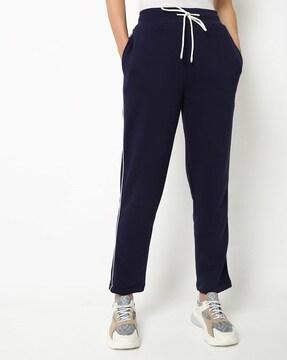 Track Pants with Contrast Piping