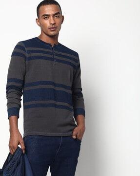 striped-henley-sweatshirt