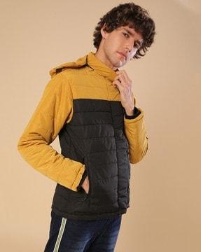 Colour-block Regular Fit Jacket