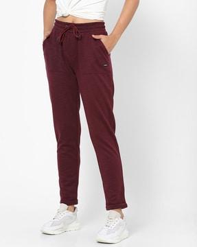 Heathered Track Pants with Insert Pockets