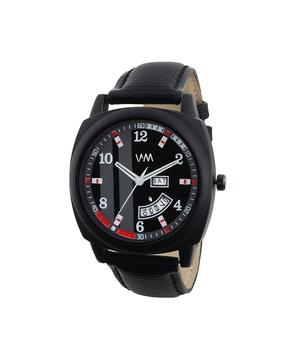 Men DDWM-079 Analogue Watch with Leather Strap