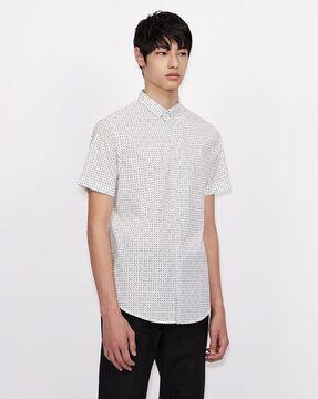 printed-slim-fit-poplin-shirt