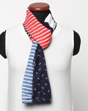 Striped Polyester Scarf