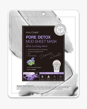 Pore Detox Mud Sheet Mask With Calming Herb