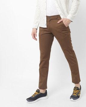 Flat-Front Tapered Fit Chinos