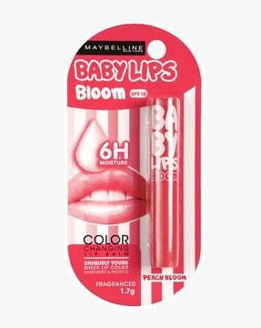 Baby Lips Color Changing Lip Balm Peach Bloom - 1.8 gm