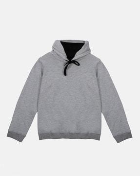 heathered-sweatshirt-with-hoodie