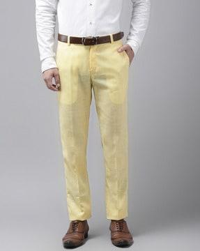 textured-flat-front-straight-fit-trousers