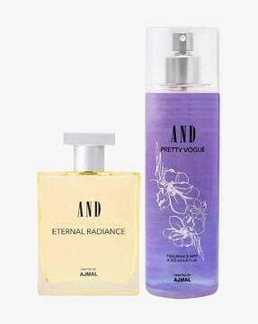 Pack of 2 Eternal Radiance Eau De Parfum Pretty Vogue Body Mist