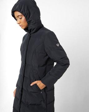 quilted-long-caban-coat-with-crest-logo