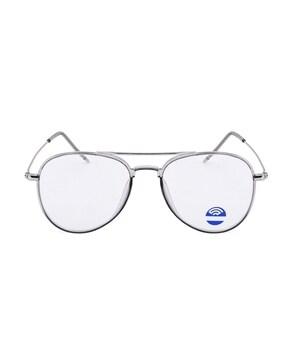 SF002-C2 Full-Rim Blue Ray Cut Aviator Eyeglasses