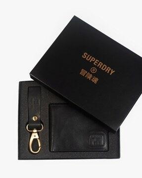 brand-print-leather-bi-fold-wallet