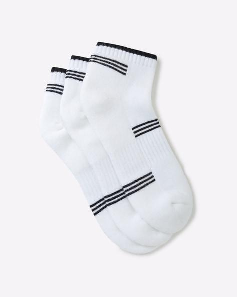 Pack of 3 Knitted Ankle-Length Socks