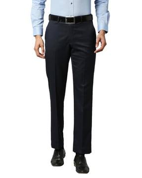 Woven Flat-Front Trousers