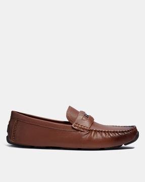 Signature Coin Driver Loafers