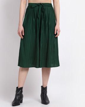 Solid Tie-Up Skirt