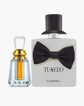 Classic Oud Concentrated Perfume Oil Woody Oudh Alcohol-Free Attar & Maryaj Tuxedo Eau De Parfum Spicy Woody Perfume