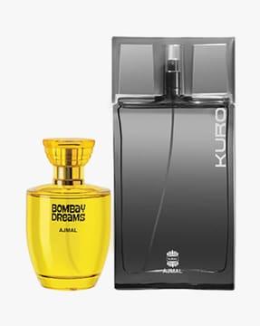 Bombay Dreams Edp Floral Fruity Perfume For Women And Kuro Edp Aromatic Spicy Perfume For Men + 2 Parfum Testers