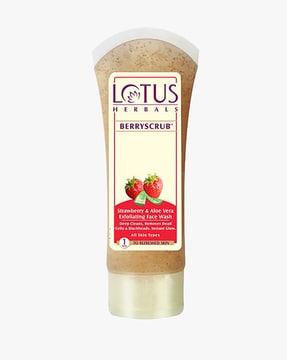 Berryscrub Strawberry & Aloe Vera Exfoliating Face Wash