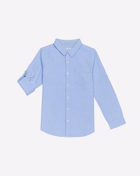 Shirt with Patch Pocket