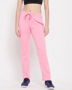 Straight Track Pant with Drawstring Waist