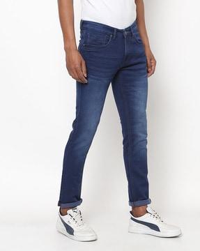Lightly Washed Skinny Fit Jeans