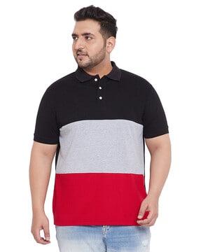 Colorblock Polo T-shirt