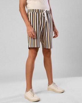 Striped Regular Fit Shorts