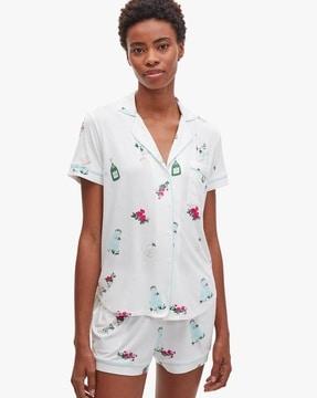 ditsy-air-floral-print-top-with-shorts