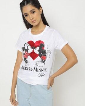 Mickey & Minnie Mouse Slim Fit T-shirt