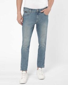 Solid Slim Fit Jeans