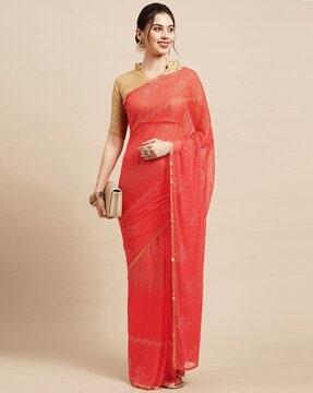 Embellished Regular Saree