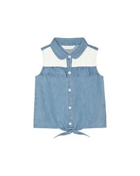 Cotton Top with Ruffles