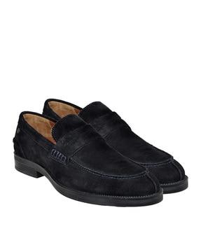 Slip-On Styling Stacked Formal Shoes