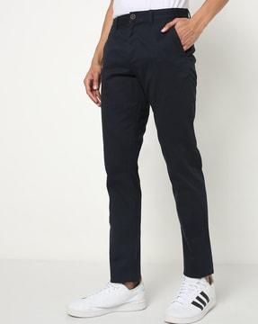 Tapered Fit Trousers with Insert Pockets