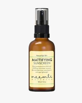 Natural Mattifying Sunscreen SPF 30