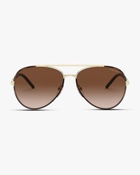 0PR 66XS Full-Rim Gradient Round Sunglasses