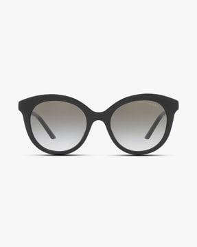 0PR 02YS UV-Protected Full-Rim Circular Sunglasses