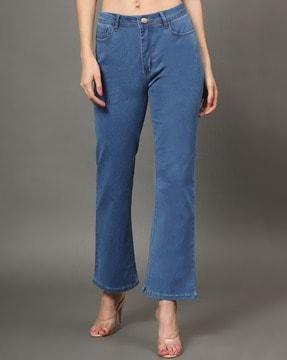 High-Rise Wide Jeans