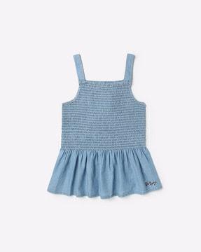 strappy-smocked-top
