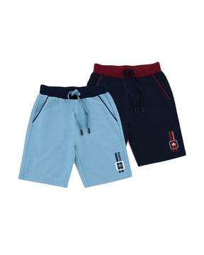 Pack of 2 Mid-Rise Shorts