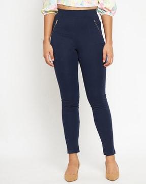 Mid-Rise Ankle-length Jeggings
