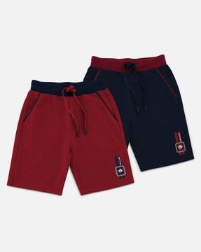 Pack of 2 Knit Shorts with Insert Pockets