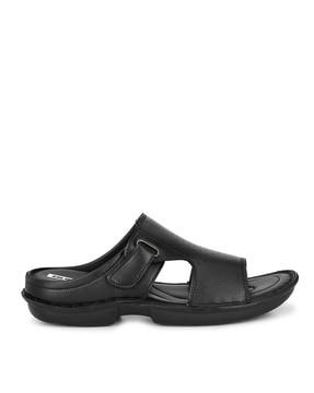 Slip-On Sandals with Perforations