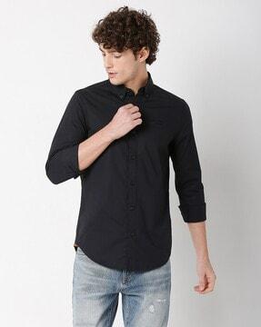 premium-stretch-shirt-with-button-down-collar