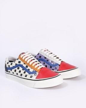 Old Skool 36 DX Checked Lace-Up Sneakers