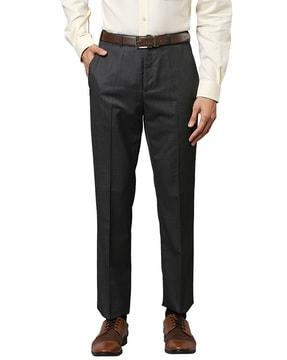 Relaxed Fit Flat-Front Trousers