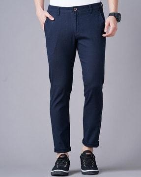 slim-fit-flat-front-trousers-with-insert-pockets