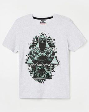 Geometric Print Crew-Neck T-shirt