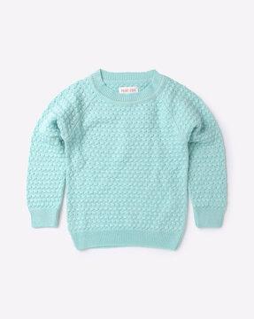 Embroidered Round-Neck Sweatshirt